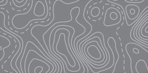 Abstract Vector Earth Relief Map with Conceptual Elevation Changes, Displayed on a Bold Black Background, Using Flowing Geometric Layers and Topographic Lines for a Refined, High-Contrast Artist