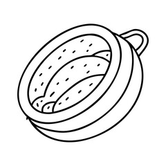 spaghetti squash icon, spaghetti squash line art - simple line art of spaghetti squash, perfect for spaghetti squash logos and icons