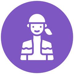 Man hanging Towel Icon