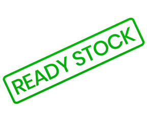 Letter Ready stock stamp green element transparent png file 