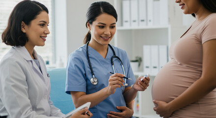Prenatal Healthcare Consultation with Professional Guidance