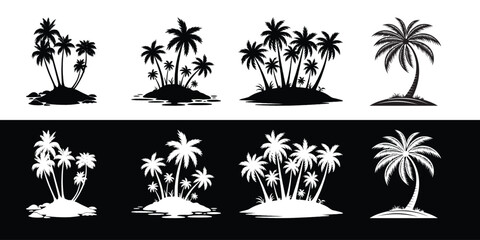 Palm Tree Silhouette art work
