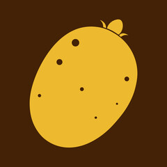 Fototapeta premium vector illustration of an apple