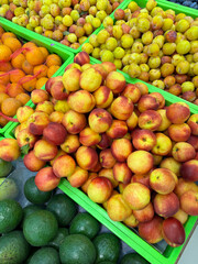 lots of fruit to eat on store shelves
