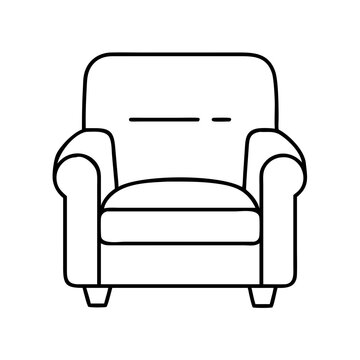 recommend clip art: recliner icon, recliner line art - simple line art of recliner, perfect for recliner logos and icons