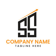  Minimalist Arrow Growth Logo Design