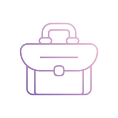 Briefcase icon vector stock illustration