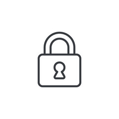 Privacy line icon