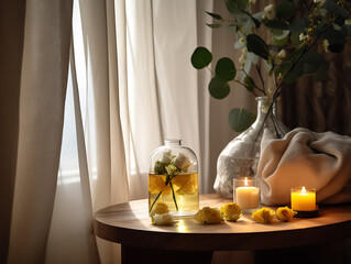 Botanical Spa Ritual by the Morning Window