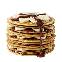 Delicious Chocolate Banana Pancakes
