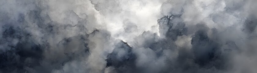 Fototapeta premium Dramatic sky depicted with swirling clouds and patches of light