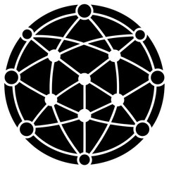 Network Globe Outline  Premium modern thin line  Icon Image, Stock Photo, and Vector