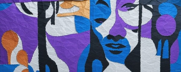 Background for mental illness, psychology, stress wallpaper illustration. Mental violence in the family, Generative AI	