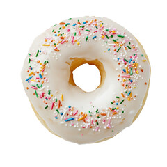 Donuts on transparent background