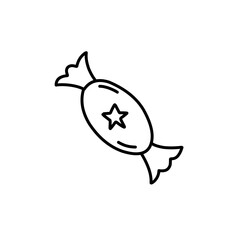 hand drawn candy icon
