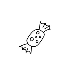hand drawn candy icon