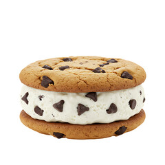 Chocolate Chip Cookie Ice Cream Sandwich