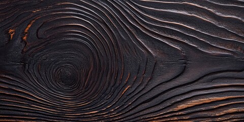 Dark Wood Grain Texture