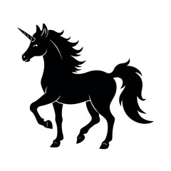 horse silhouette vector
