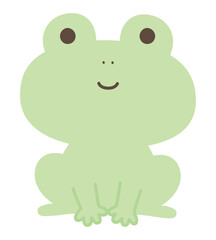 かわいいカエルのベクターイラスト