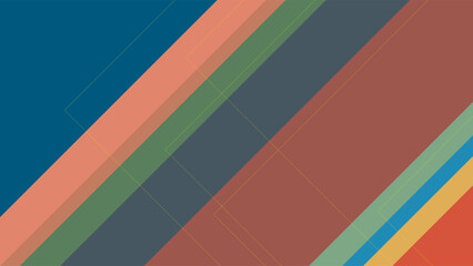 ABSTRACT FLAT BACKGROUND WITH GEOMETRIC DIAGONAL SHAPES PASTEL COLORFUL DESIGN VECTOR TEMPLATE FOR WALLPAPER, COVER DESIGN