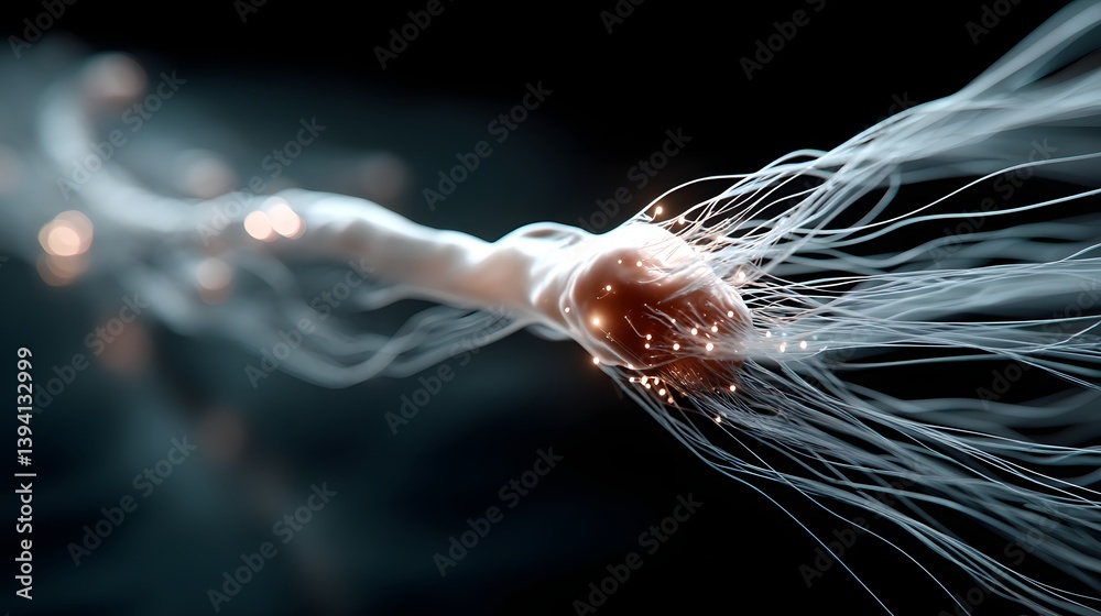 Poster token flow within transformer models, digital language shards moving through glowing neural paths, a
