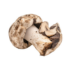 Mushrooms on transparent background