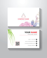 Floral Business Card Design