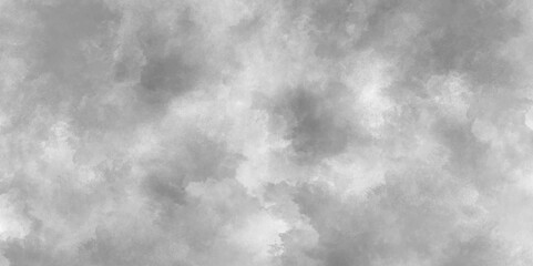 Gray watercolor background. Sky with clouds. blurred smoky cloud texture. Aquarelle painted paper textured canvas.