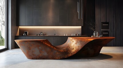 54. Rust-pitted oxidized metal in a seamless design perfect for industrial settings