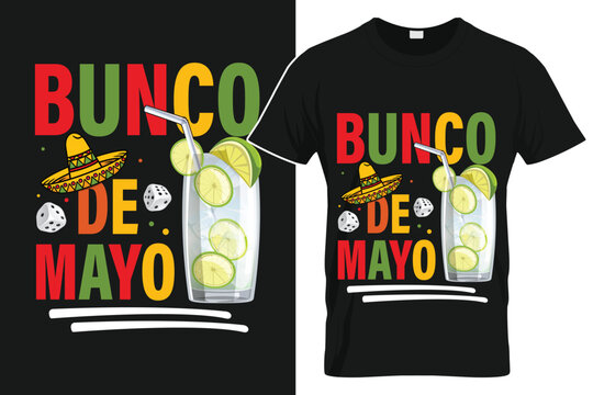Bunco de Mayo Cinco de Mayo TShirt Design