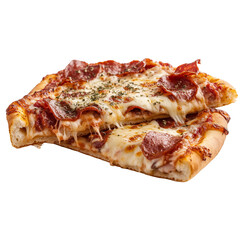 Neapolitan Pizza, cut out, isolated on transparent background

