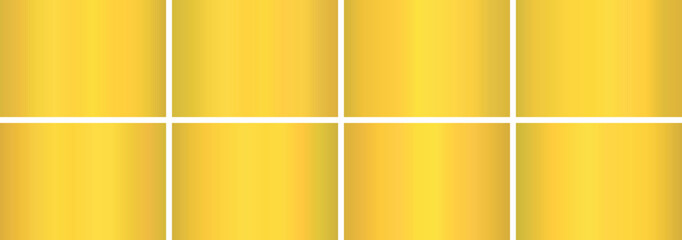 gold gradient,A set of metallic glossy gradients, The texture of a smooth metal surface. A collection of gold metallic gradients, shiny gold gradients , gradient pack ,Vector illustration,vector 10eps