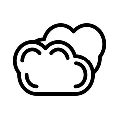 cloud line icon