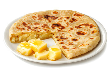 Savory Flatbread with Cheese & Honey