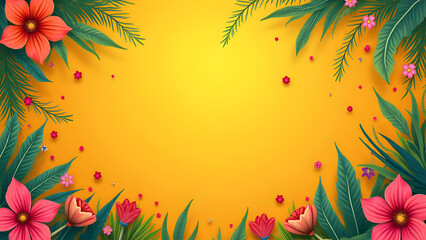 Desert Fiesta Background with Cactus, Colorful Bunting, Sombrero Cinco de Mayo, Mexican Party Invitation, Western Poster Template, Festival Event or Greeting Card Design