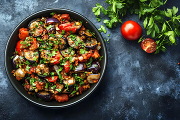 Eggplant, Tomato, & Onion Stew Recipe