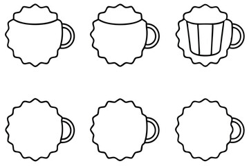 Punch Line Art Illustration Detailed Sketch for Modern Design  