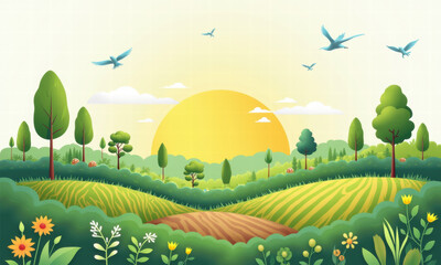 Naklejka premium - Vibrant color palettes