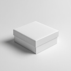 Fototapeta premium white box on white background