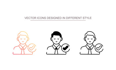 Fototapeta premium Integrity Beacon icon design with white background stock illustration
