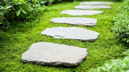 A serene Japanese-style stone garden promoting mindfulness and gardening hobbies.
