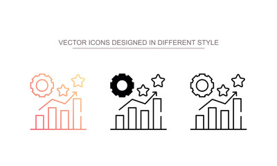 Evolution icon design with white background stock illustration