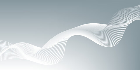 Abstract vector background with black wavy lines. EPS10