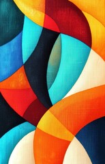 Fototapeta premium abstract background with colorful circles