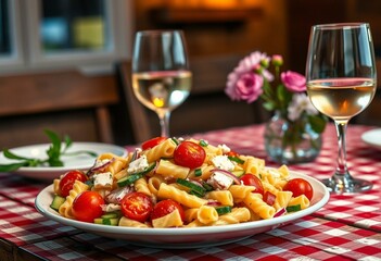 Pasta Salad with White Wine