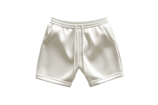 White shorts mockup