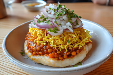 Savory Lentil Flatbread with Onions, Spices