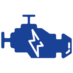 Engine Icon Single Vector Collection 