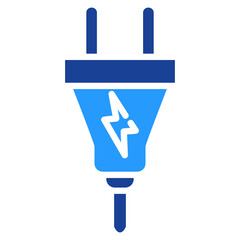 Plug Icon Single Vector Collection 